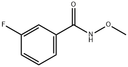 Benzamide, 3-fluoro-N-methoxy- Structure