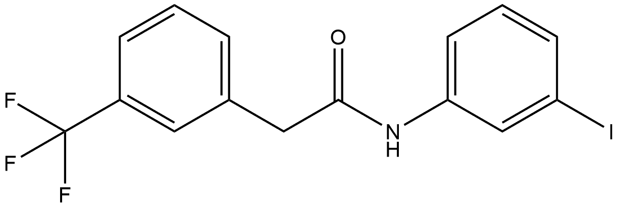 N-(3-Iodophenyl)-3-(trifluoromethyl)benzeneacetamide Structure