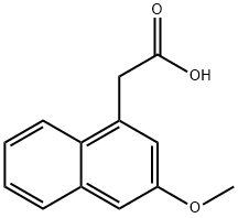 1-Naphthaleneacetic acid, 3-methoxy- Structure