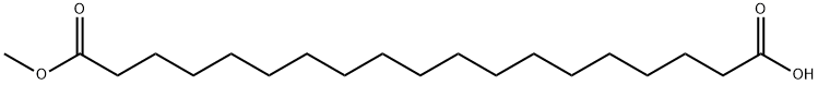 Nonadecan-1,19-disaeure-monomethylester Structure