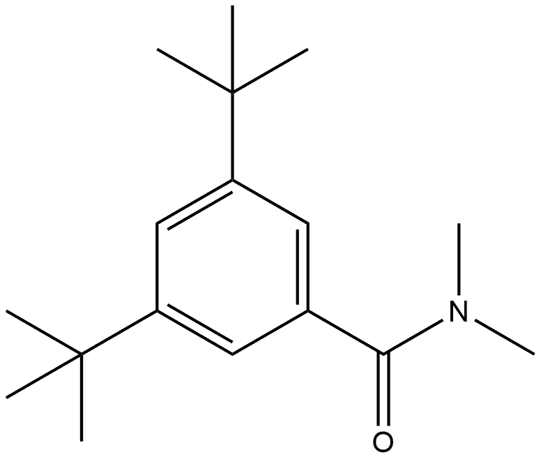 3,5-Bis(1,1-dimethylethyl)-N,N-dimethylbenzamide Structure