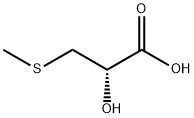 Propanoic acid, 2-hydroxy-3-(methylthio)-, (2S)- 구조식 이미지