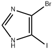 1H-Imidazole, 4-bromo-5-iodo- Structure