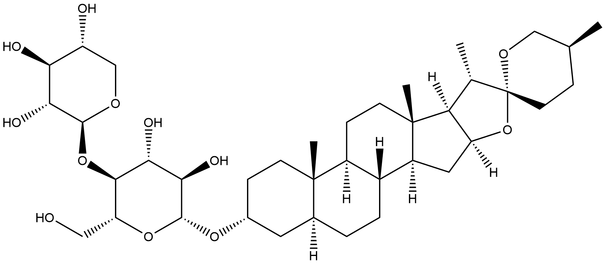 aspafilioside A Structure