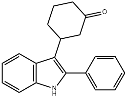 3-(2-Phenyl-1H-indol-3-yl)cyclohexanone 구조식 이미지