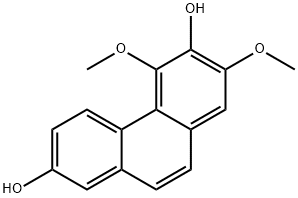 2,6-Phenanthrenediol, 5,7-dimethoxy- Structure