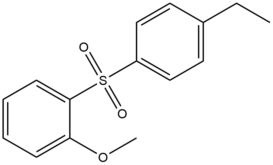 1-[(4-Ethylphenyl)sulfonyl]-2-methoxybenzene Structure