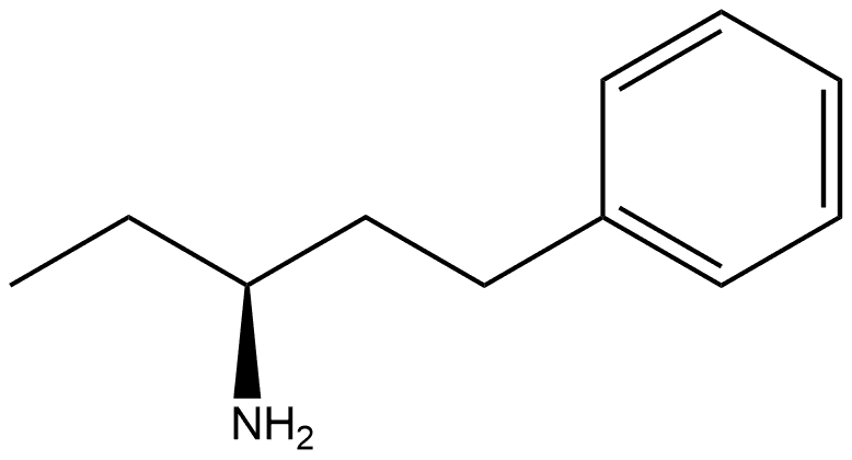 Benzenepropanamine, α-ethyl-, (αS)- 구조식 이미지
