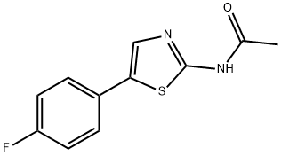 Acetamide, N-[5-(4-fluorophenyl)-2-thiazolyl]- Structure