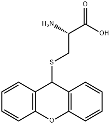 L-Cysteine, S-9H-xanthen-9-yl- Structure