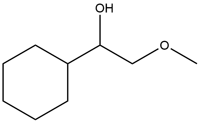 Cyclohexanemethanol, α-(methoxymethyl)- Structure