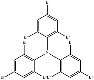 Tris(2,4,6-tribromphenyl)amin-Radikalkation Structure