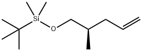 Silane, (1,1-dimethylethyl)dimethyl[[(2R)-2-methyl-4-penten-1-yl]oxy]- Structure