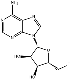 5'-deoxy-5'-fluoroadenosine Structure
