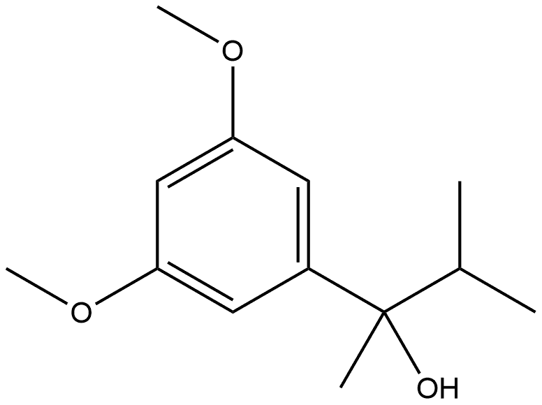 3,5-Dimethoxy-α-methyl-α-(1-methylethyl)benzenemethanol Structure