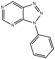 3H-1,2,3-Triazolo[4,5-d]pyrimidine, 3-phenyl- 구조식 이미지