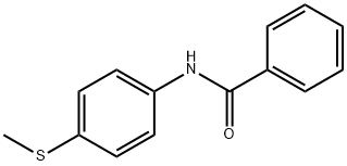 Benzamide, N-[4-(methylthio)phenyl]- Structure