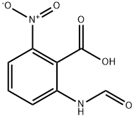 Benzoic acid, 2-?(formylamino)?-?6-?nitro- 구조식 이미지