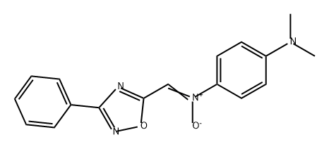1,4-Benzenediamine, N,N-dimethyl-N'-[(3-phenyl-1,2,4-oxadiazol-5-yl)methylene]-, N'-oxide (9CI) Structure