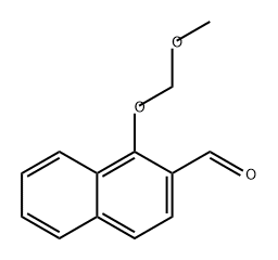 2-Naphthalenecarboxaldehyde, 1-(methoxymethoxy)- Structure