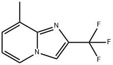 Imidazo[1,2-a]pyridine, 8-methyl-2-(trifluoromethyl)- Structure