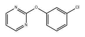 Pyrimidine, 2-(3-chlorophenoxy)- Structure