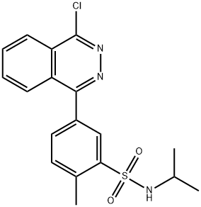 5-(4-Chlorophthalazin-1-yl)-2-methyl-N-(propan-2-yl)benzenesulfonamide Structure