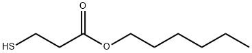 Propanoic acid, 3-mercapto-, hexyl ester Structure