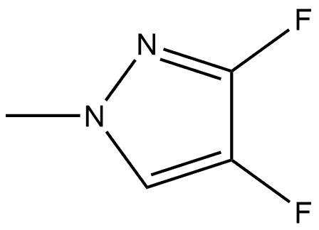 3,4-Difluoro-1-methyl-1H-pyrazole 구조식 이미지