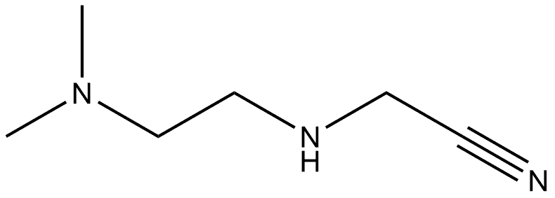 2-[[2-(Dimethylamino)ethyl]amino]acetonitrile 구조식 이미지
