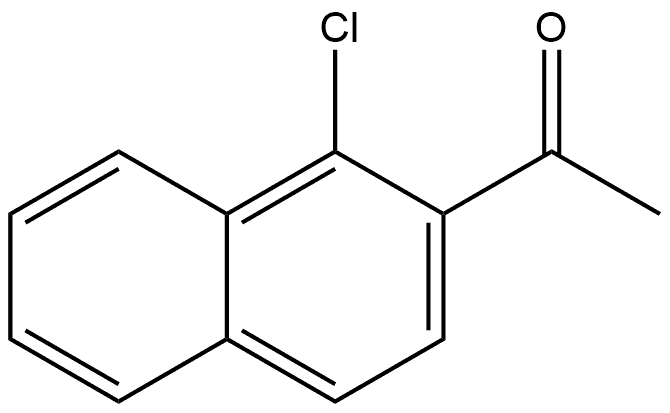 1-(1-Chloro-2-naphthalenyl)ethanone Structure