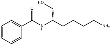 Benzamide, N-[(1S)-5-amino-1-(hydroxymethyl)pentyl]- Structure