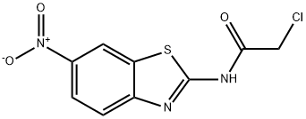 Acetamide, 2-chloro-N-(6-nitro-2-benzothiazolyl)- Structure