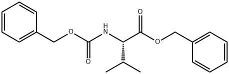 L-Valine, N-[(phenylmethoxy)carbonyl]-, phenylmethyl ester Structure