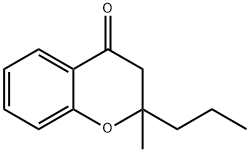 4H-1-Benzopyran-4-one, 2,3-dihydro-2-methyl-2-propyl- 구조식 이미지