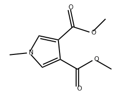 1H-Pyrrole-3,4-dicarboxylic acid, 1-methyl-, 3,4-dimethyl ester Structure