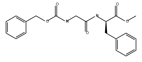 D-Phenylalanine, N-[(phenylmethoxy)carbonyl]glycyl-, methyl ester 구조식 이미지