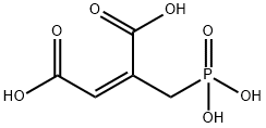 2-Butenedioic acid, 2-(phosphonomethyl)-, (E)- (9CI) Structure