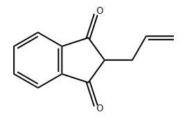 1H-Indene-1,3(2H)-dione, 2-(2-propen-1-yl)- Structure