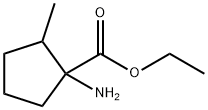 Cyclopentanecarboxylic acid, 1-amino-2-methyl-, ethyl ester Structure