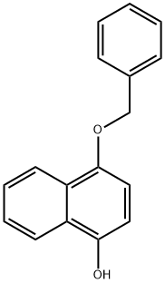 1-Naphthalenol, 4-(phenylmethoxy)- Structure