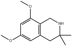 Isoquinoline, 1,2,3,4-tetrahydro-6,8-dimethoxy-3,3-dimethyl- Structure