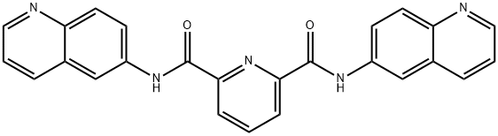 2,6-Pyridinedicarboxamide, N2,N6-di-6-quinolinyl- Structure