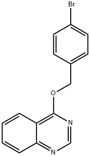 Quinazoline, 4-[(4-bromophenyl)methoxy]- 구조식 이미지