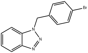 1-[(4-Bromophenyl)methyl]-1H-1,2,3-benzotriazole Structure