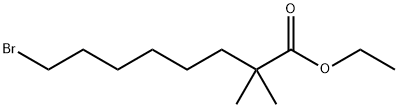 Octanoic acid, 8-bromo-2,2-dimethyl-, ethyl ester Structure