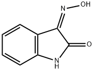 1H-Indole-2,3-dione, 3-oxime, (3Z)- 구조식 이미지