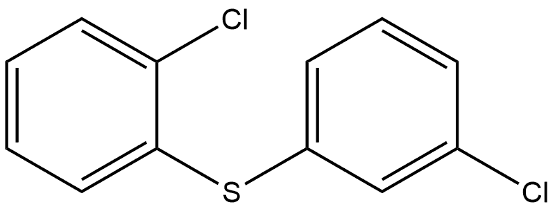 1-Chloro-2-[(3-chlorophenyl)thio]benzene Structure