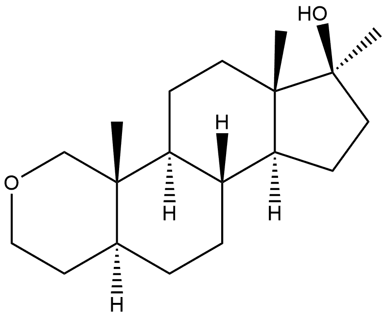 (4AS,4bS,6aS,7S,9aS,9bR,11aS)-4a,6a,7-trimethylhexadecahydroindeno[4,5-h]isochromen-7-ol Structure