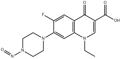 N‐Nitrosonorfloxacin 구조식 이미지